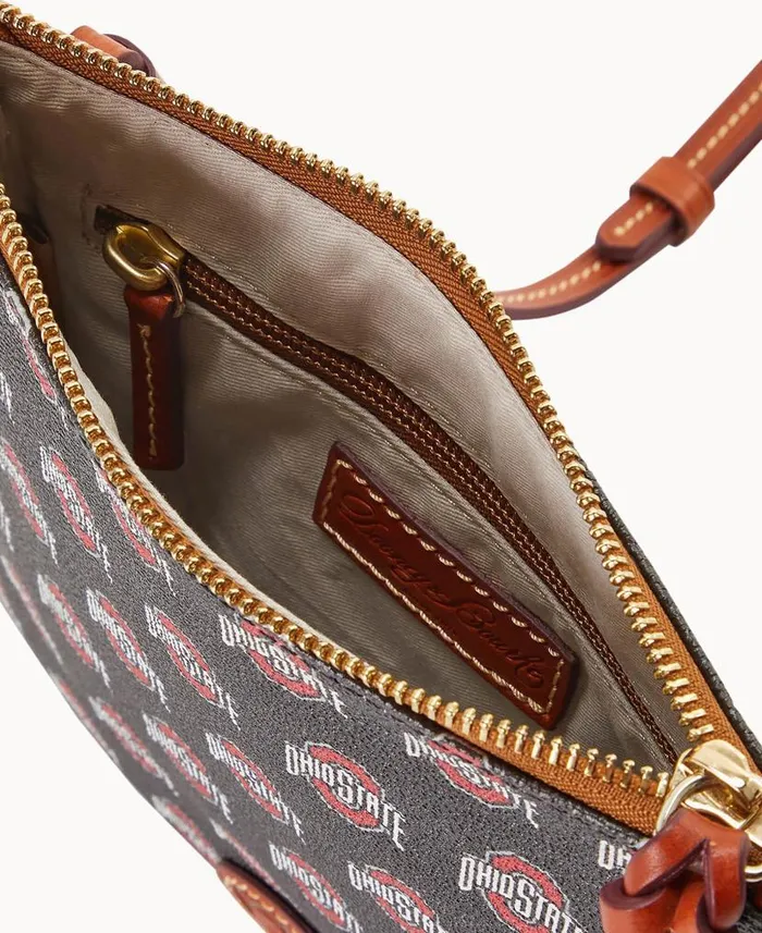 Dooney and Bourke Collegiate Ohio State University North South Top Zip Crossbody Ohio State WomenMen Crossbodies Dooney and Bourke Collegiate Ohio State University North South Top Zip Crossbody Ohio State WomenMen Crossbodies