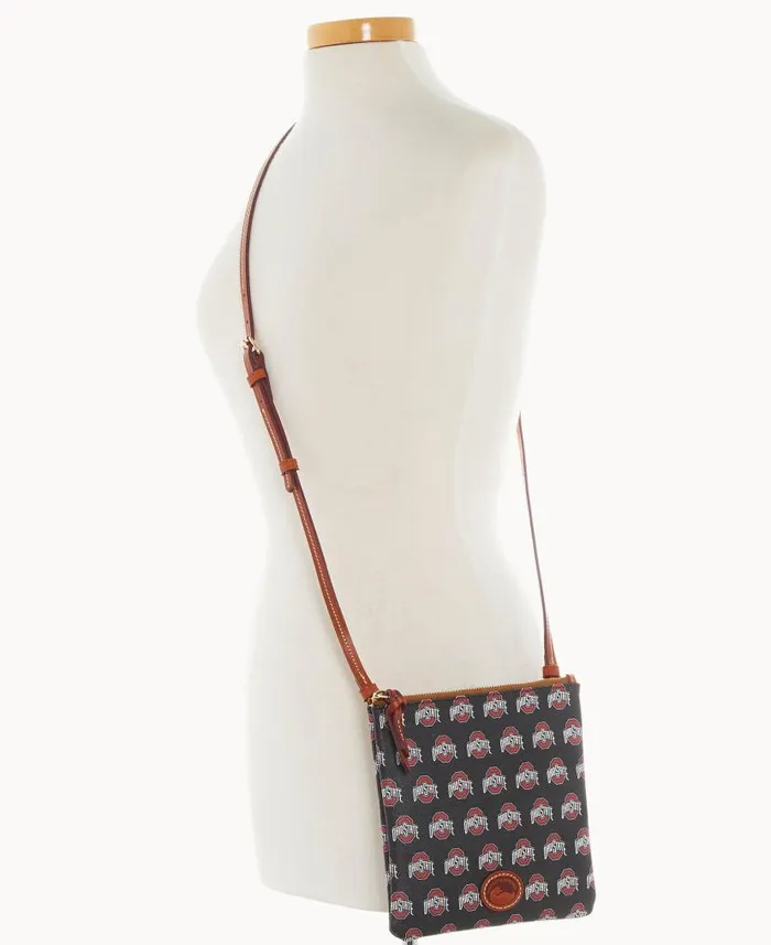 Dooney and Bourke Collegiate Ohio State University North South Top Zip Crossbody Ohio State WomenMen Crossbodies Dooney and Bourke Collegiate Ohio State University North South Top Zip Crossbody Ohio State WomenMen Crossbodies