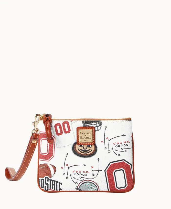 Dooney and Bourke Collegiate Ohio State University Stadium Wristlet Ohio State WomenMen Wallets Dooney and Bourke Collegiate Ohio State University Stadium Wristlet Ohio State WomenMen Wallets
