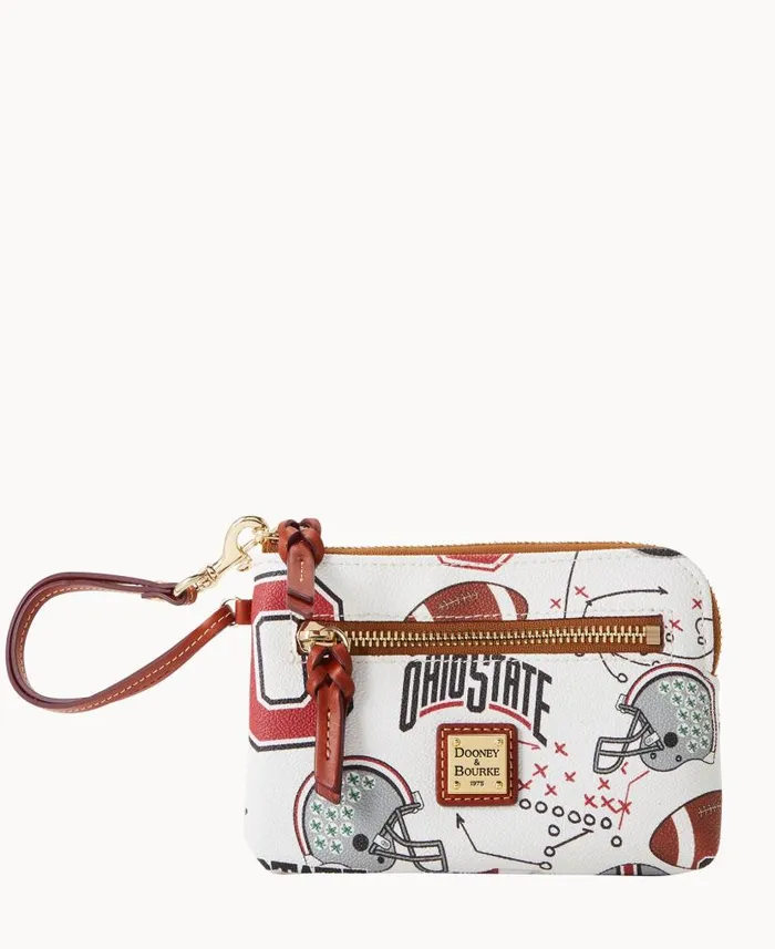 Dooney and Bourke Collegiate Ohio State University Zip Around Wristlet Ohio State WomenMen Wallets Dooney and Bourke Collegiate Ohio State University Zip Around Wristlet Ohio State WomenMen Wallets