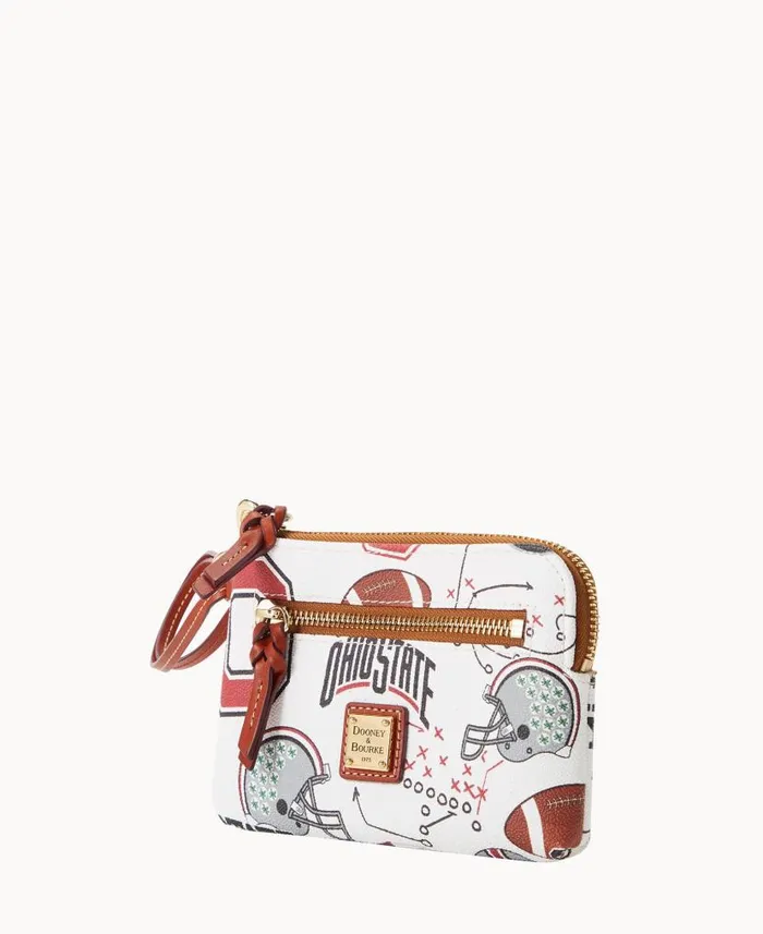 Dooney and Bourke Collegiate Ohio State University Zip Around Wristlet Ohio State WomenMen Wallets Dooney and Bourke Collegiate Ohio State University Zip Around Wristlet Ohio State WomenMen Wallets