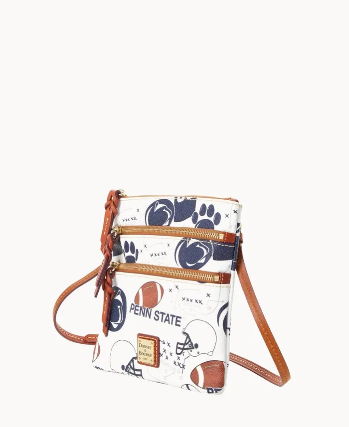 Dooney and Bourke Collegiate Penn State University N S Triple Zip Crossbody Penn State WomenMen Crossbodies Dooney and Bourke Collegiate Penn State University N S Triple Zip Crossbody Penn State WomenMen Crossbodies