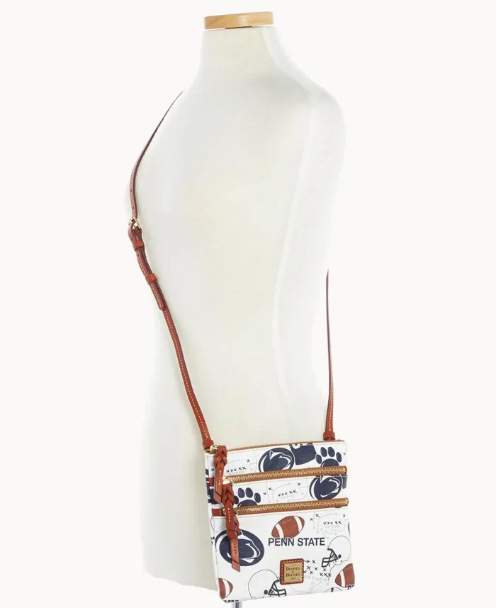 Dooney and Bourke Collegiate Penn State University N S Triple Zip Crossbody Penn State WomenMen Crossbodies Dooney and Bourke Collegiate Penn State University N S Triple Zip Crossbody Penn State WomenMen Crossbodies