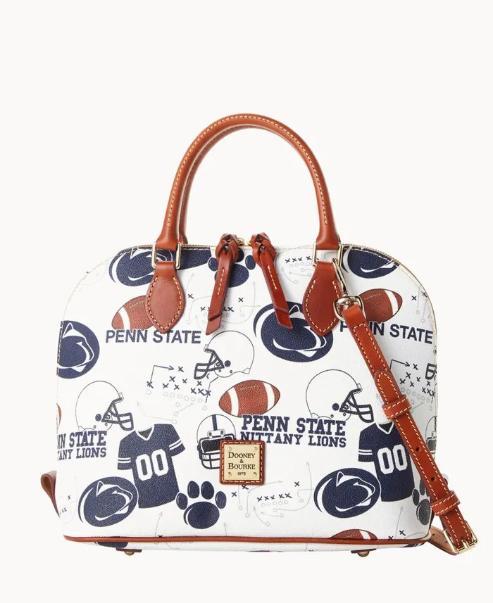 Dooney and Bourke Collegiate Penn State University Zip Zip Satchel Penn State WomenMen Satchels Dooney and Bourke Collegiate Penn State University Zip Zip Satchel Penn State WomenMen Satchels