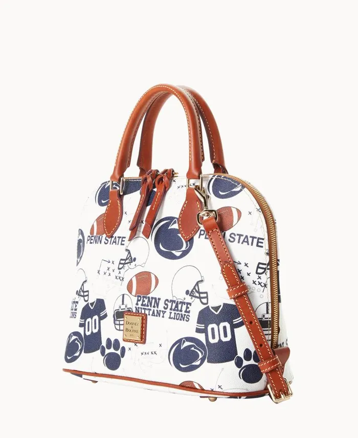 Dooney and Bourke Collegiate Penn State University Zip Zip Satchel Penn State WomenMen Satchels Dooney and Bourke Collegiate Penn State University Zip Zip Satchel Penn State WomenMen Satchels