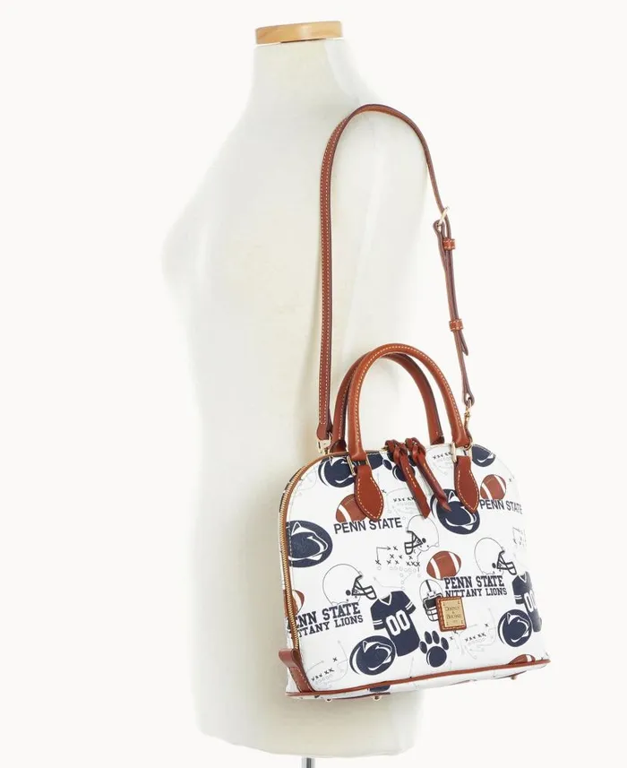Dooney and Bourke Collegiate Penn State University Zip Zip Satchel Penn State WomenMen Satchels Dooney and Bourke Collegiate Penn State University Zip Zip Satchel Penn State WomenMen Satchels
