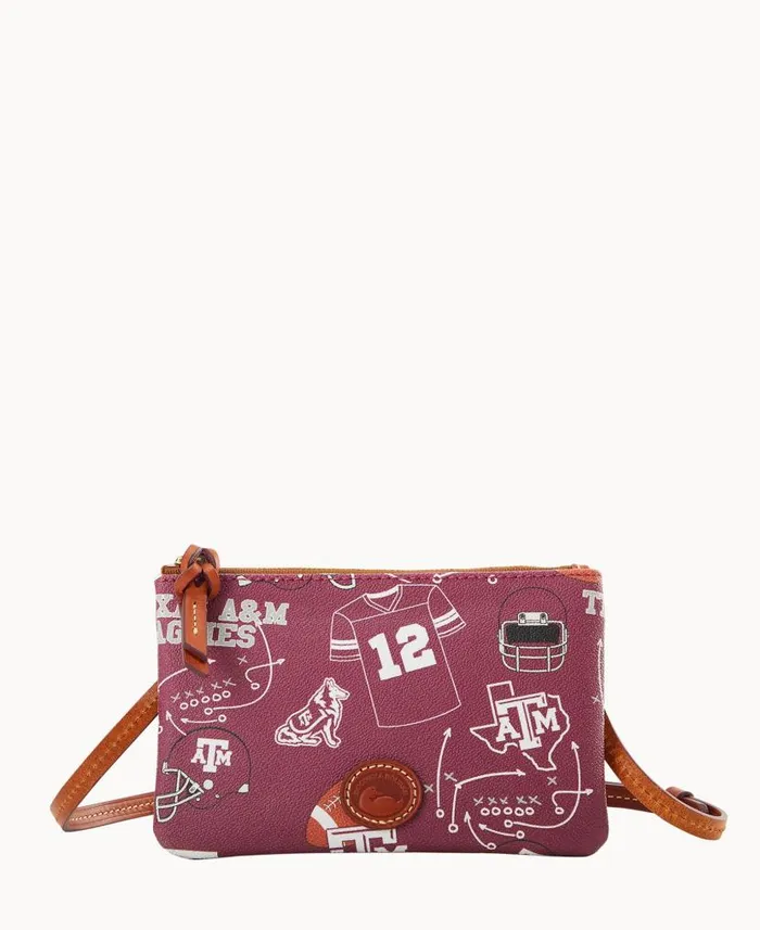Dooney and Bourke Collegiate Texas Achr38M Top Zip Crossbody Texas Aandm WomenMen Crossbodies Dooney and Bourke Collegiate Texas Achr38M Top Zip Crossbody Texas Aandm WomenMen Crossbodies