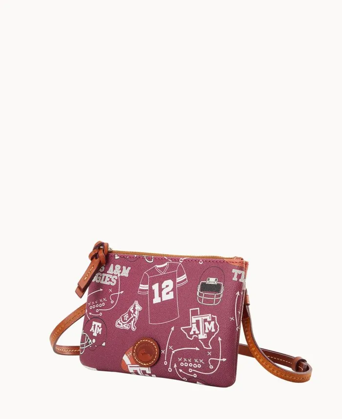 Dooney and Bourke Collegiate Texas Achr38M Top Zip Crossbody Texas Aandm WomenMen Crossbodies Dooney and Bourke Collegiate Texas Achr38M Top Zip Crossbody Texas Aandm WomenMen Crossbodies