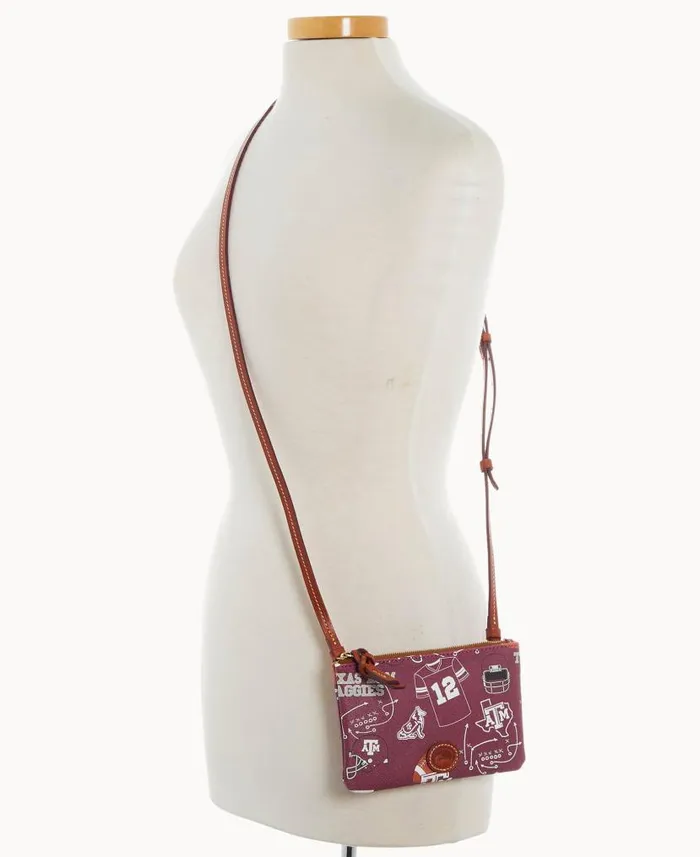 Dooney and Bourke Collegiate Texas Achr38M Top Zip Crossbody Texas Aandm WomenMen Crossbodies Dooney and Bourke Collegiate Texas Achr38M Top Zip Crossbody Texas Aandm WomenMen Crossbodies