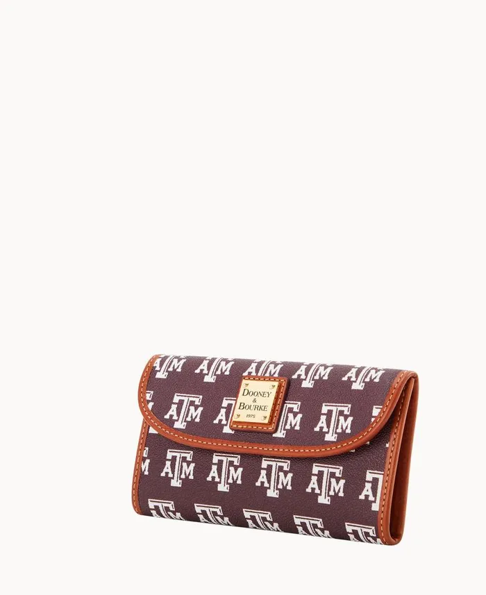 Dooney and Bourke Collegiate Texas Achr38M University Continental Clutch Texas Aandm WomenMen Wallets Dooney and Bourke Collegiate Texas Achr38M University Continental Clutch Texas Aandm WomenMen Wallets