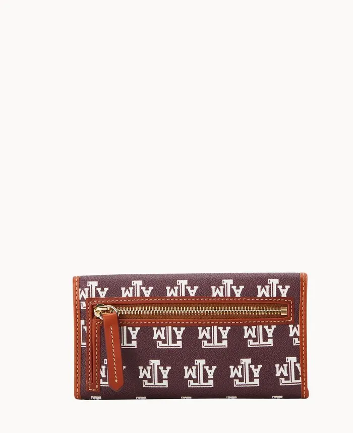 Dooney and Bourke Collegiate Texas Achr38M University Continental Clutch Texas Aandm WomenMen Wallets Dooney and Bourke Collegiate Texas Achr38M University Continental Clutch Texas Aandm WomenMen Wallets