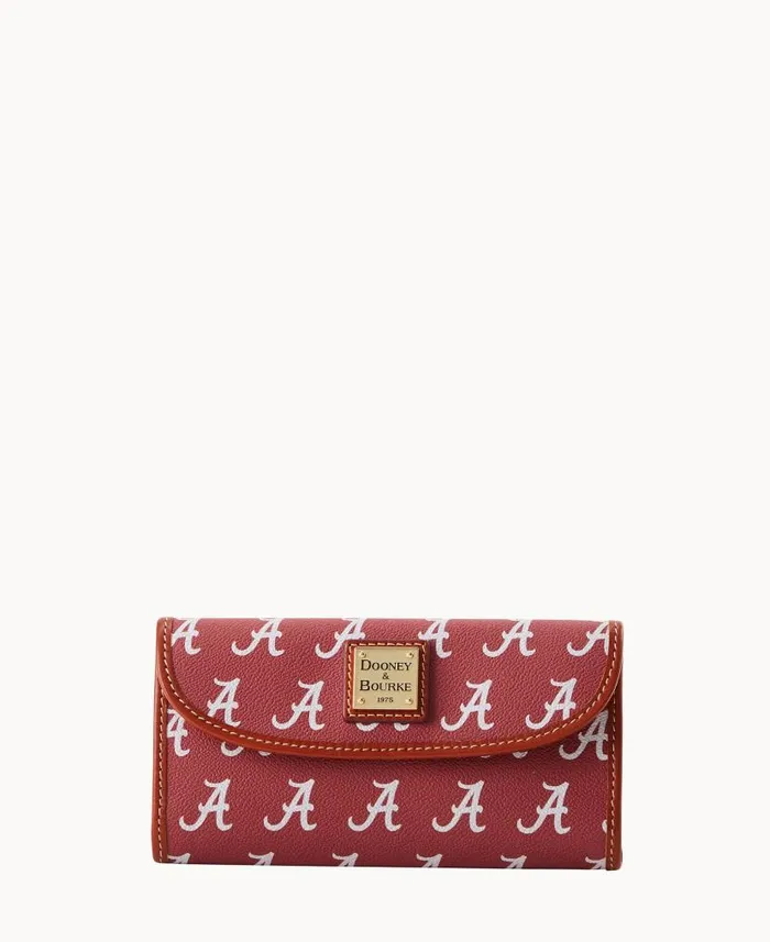 Dooney and Bourke Collegiate University Of Alabama Continental Clutch Alabama WomenMen Wallets Dooney and Bourke Collegiate University Of Alabama Continental Clutch Alabama WomenMen Wallets