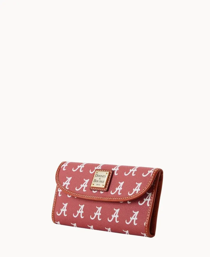 Dooney and Bourke Collegiate University Of Alabama Continental Clutch Alabama WomenMen Wallets Dooney and Bourke Collegiate University Of Alabama Continental Clutch Alabama WomenMen Wallets