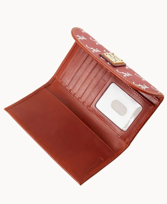 Dooney and Bourke Collegiate University Of Alabama Continental Clutch Alabama WomenMen Wallets Dooney and Bourke Collegiate University Of Alabama Continental Clutch Alabama WomenMen Wallets