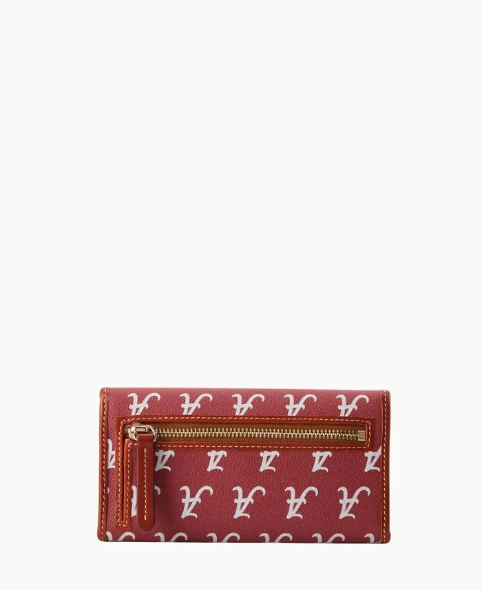 Dooney and Bourke Collegiate University Of Alabama Continental Clutch Alabama WomenMen Wallets Dooney and Bourke Collegiate University Of Alabama Continental Clutch Alabama WomenMen Wallets