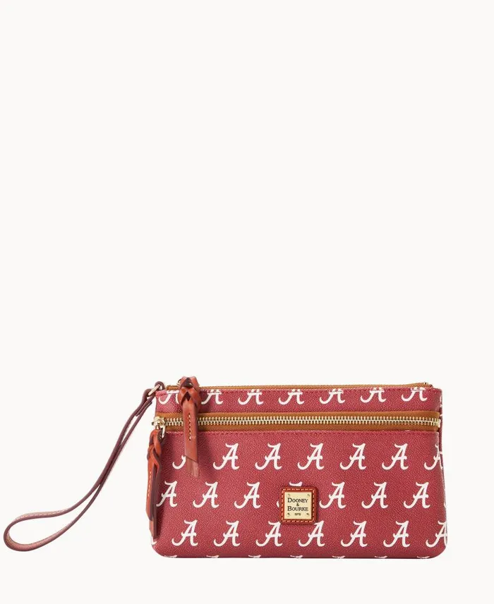 Dooney and Bourke Collegiate University Of Alabama Double Zip Wristlet University Of Alabam WomenMen Wallets Dooney and Bourke Collegiate University Of Alabama Double Zip Wristlet University Of Alabam WomenMen Wallets