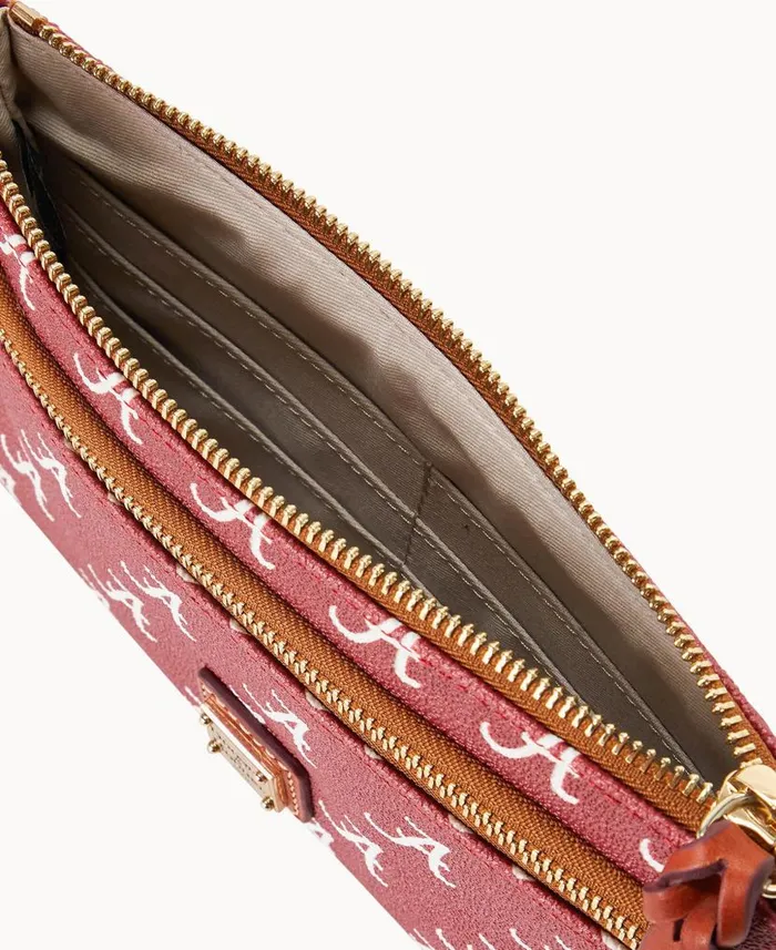 Dooney and Bourke Collegiate University Of Alabama Double Zip Wristlet University Of Alabam WomenMen Wallets Dooney and Bourke Collegiate University Of Alabama Double Zip Wristlet University Of Alabam WomenMen Wallets