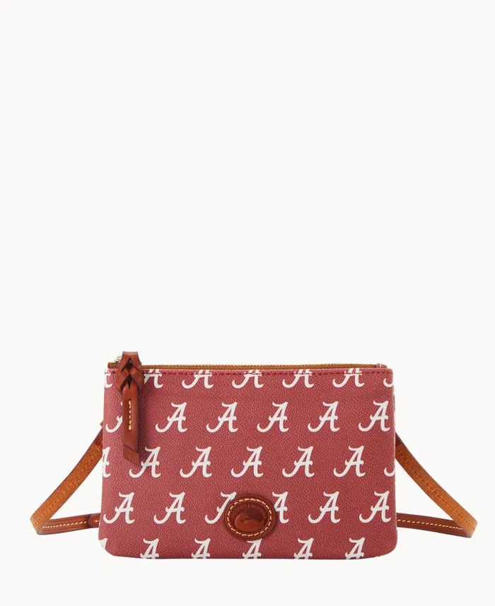 Dooney and Bourke Collegiate University Of Alabama Top Zip Crossbody University Of Alabam WomenMen Crossbodies Dooney and Bourke Collegiate University Of Alabama Top Zip Crossbody University Of Alabam WomenMen Crossbodies