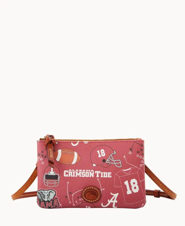 Dooney and Bourke Collegiate University Of Alabama Top Zip Crossbody University Of Alabama WomenMen Crossbodies Dooney and Bourke Collegiate University Of Alabama Top Zip Crossbody University Of Alabama WomenMen Crossbodies