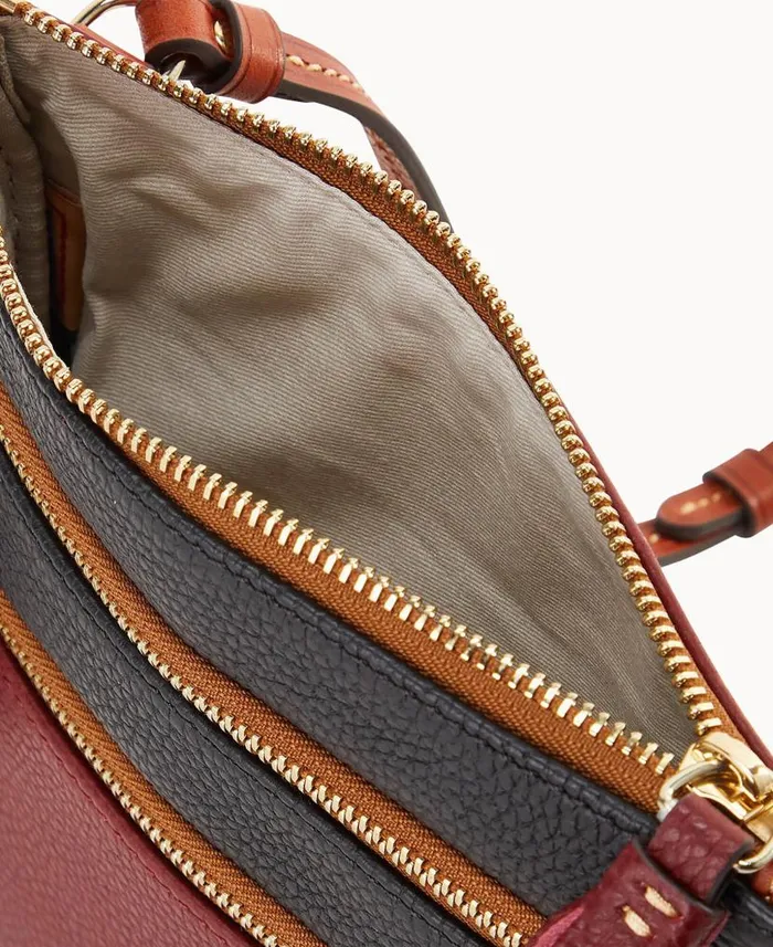 Dooney and Bourke Collegiate University Of Alabama Triple Zip Crossbody University Of Alabama WomenMen Crossbodies Dooney and Bourke Collegiate University Of Alabama Triple Zip Crossbody University Of Alabama WomenMen Crossbodies