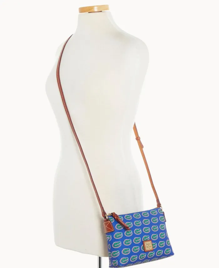 Dooney and Bourke Collegiate University Of Florida Crossbody Pouchette U Of Florida WomenMen Crossbodies Dooney and Bourke Collegiate University Of Florida Crossbody Pouchette U Of Florida WomenMen Crossbodies