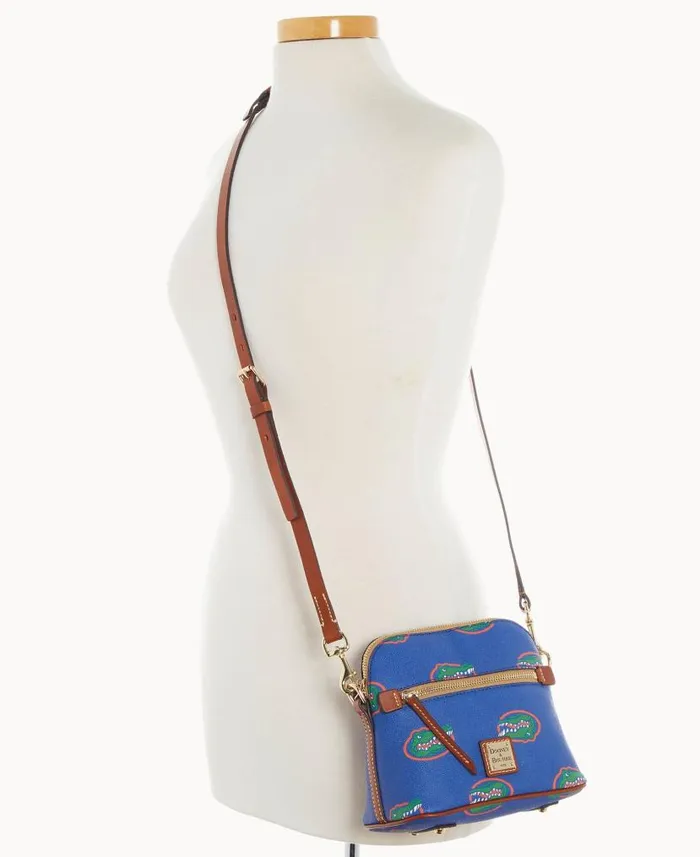 Dooney and Bourke Collegiate University Of Florida Domed Crossbody Florida WomenMen Crossbodies Dooney and Bourke Collegiate University Of Florida Domed Crossbody Florida WomenMen Crossbodies