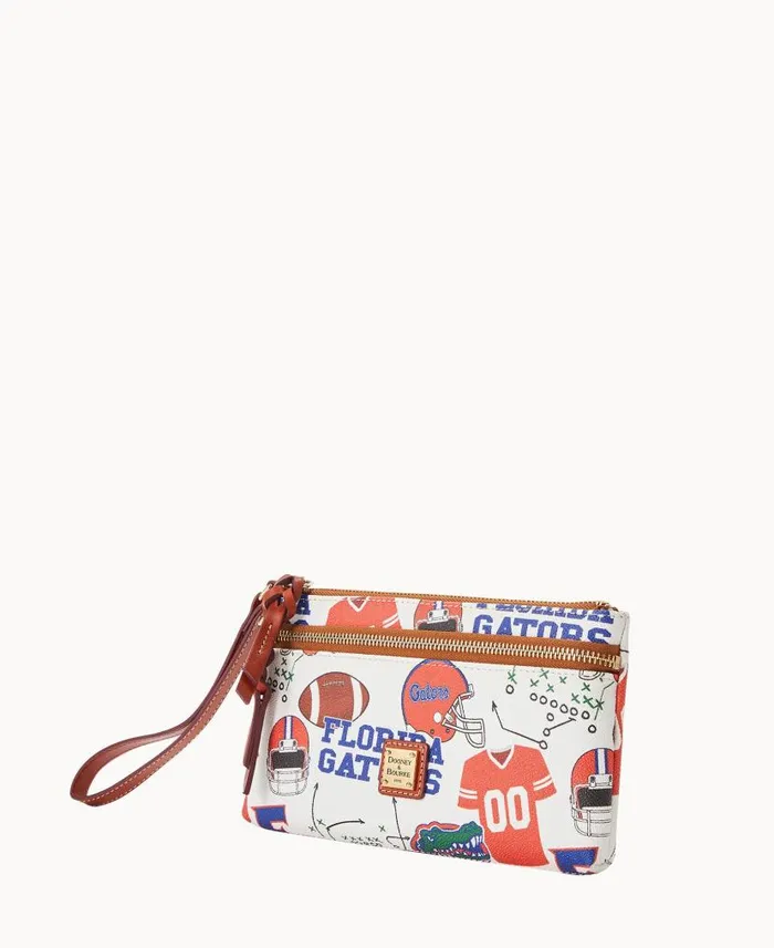 Dooney and Bourke Collegiate University Of Florida Double Zip Wristlet University Of Florid WomenMen Wallets Dooney and Bourke Collegiate University Of Florida Double Zip Wristlet University Of Florid WomenMen Wallets