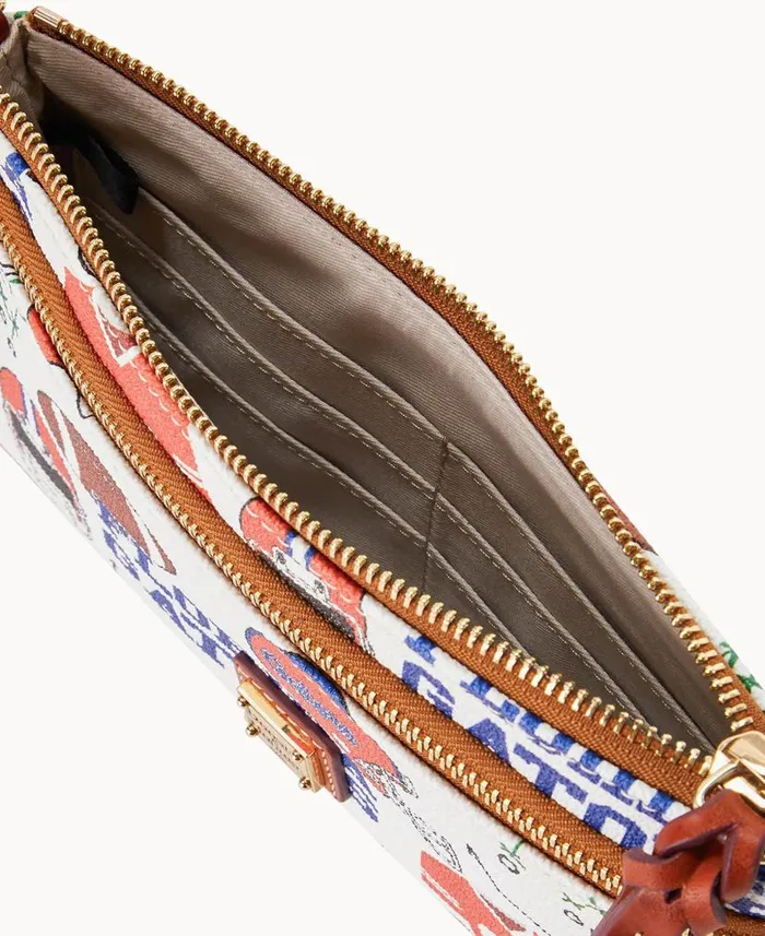 Dooney and Bourke Collegiate University Of Florida Double Zip Wristlet University Of Florid WomenMen Wallets Dooney and Bourke Collegiate University Of Florida Double Zip Wristlet University Of Florid WomenMen Wallets