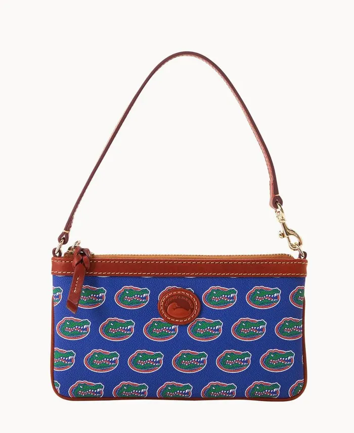 Dooney and Bourke Collegiate University Of Florida Large Slim Wristlet Florida WomenMen Wallets Dooney and Bourke Collegiate University Of Florida Large Slim Wristlet Florida WomenMen Wallets
