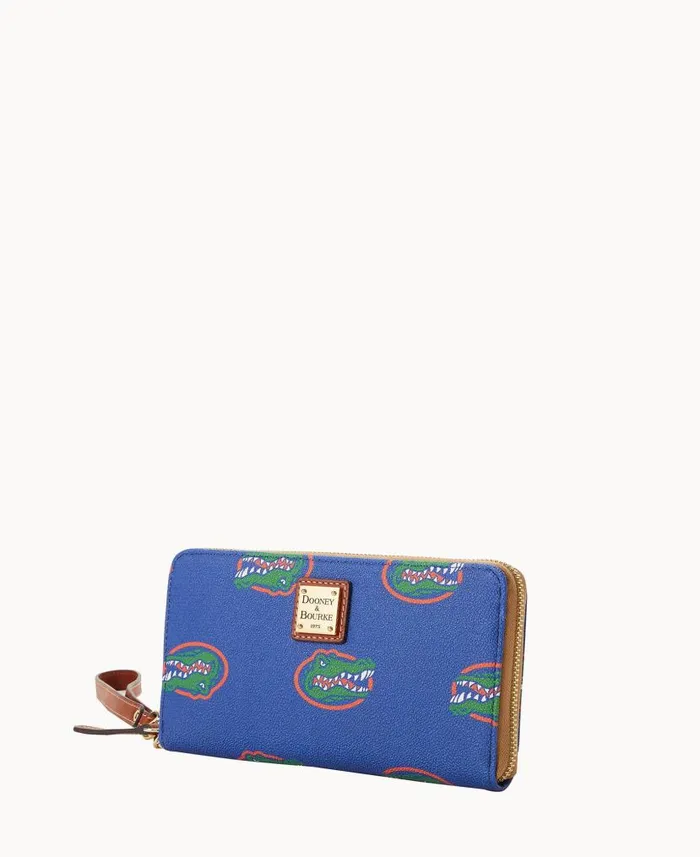 Dooney and Bourke Collegiate University Of Florida Large Zip Around Wristlet Florida WomenMen Wallets Dooney and Bourke Collegiate University Of Florida Large Zip Around Wristlet Florida WomenMen Wallets