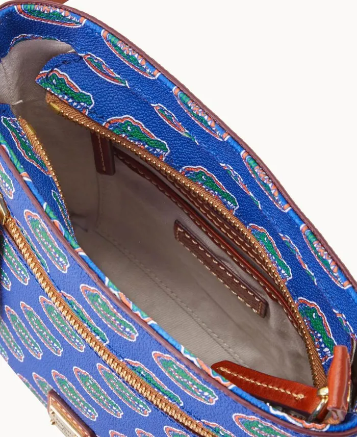 Dooney and Bourke Collegiate University Of Florida Small Zip Crossbody U Of Florida WomenMen Crossbodies Dooney and Bourke Collegiate University Of Florida Small Zip Crossbody U Of Florida WomenMen Crossbodies