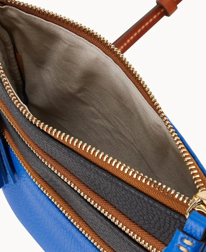Dooney and Bourke Collegiate University Of Florida Triple Zip Crossbody University Of Florida WomenMen Crossbodies Dooney and Bourke Collegiate University Of Florida Triple Zip Crossbody University Of Florida WomenMen Crossbodies