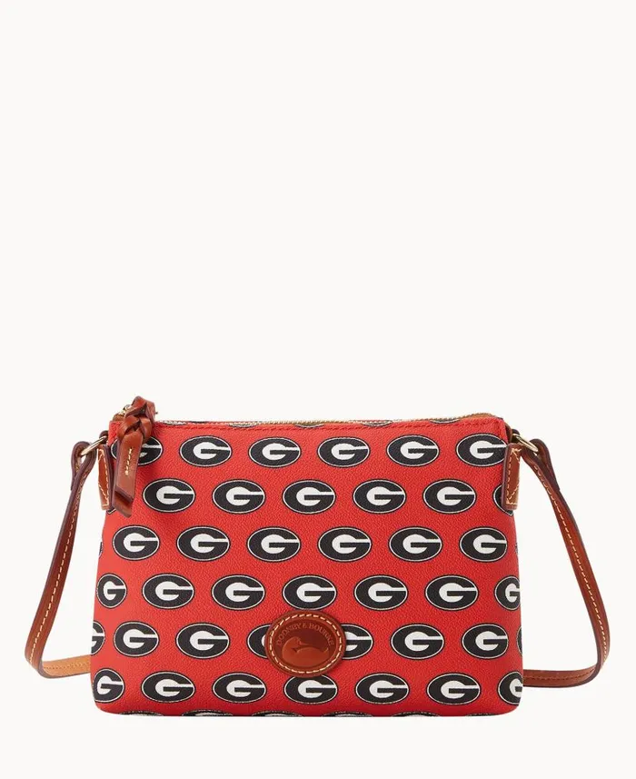 Dooney and Bourke Collegiate University Of Georgia Crossbody Pouchette University Of Georgi WomenMen Crossbodies Dooney and Bourke Collegiate University Of Georgia Crossbody Pouchette University Of Georgi WomenMen Crossbodies
