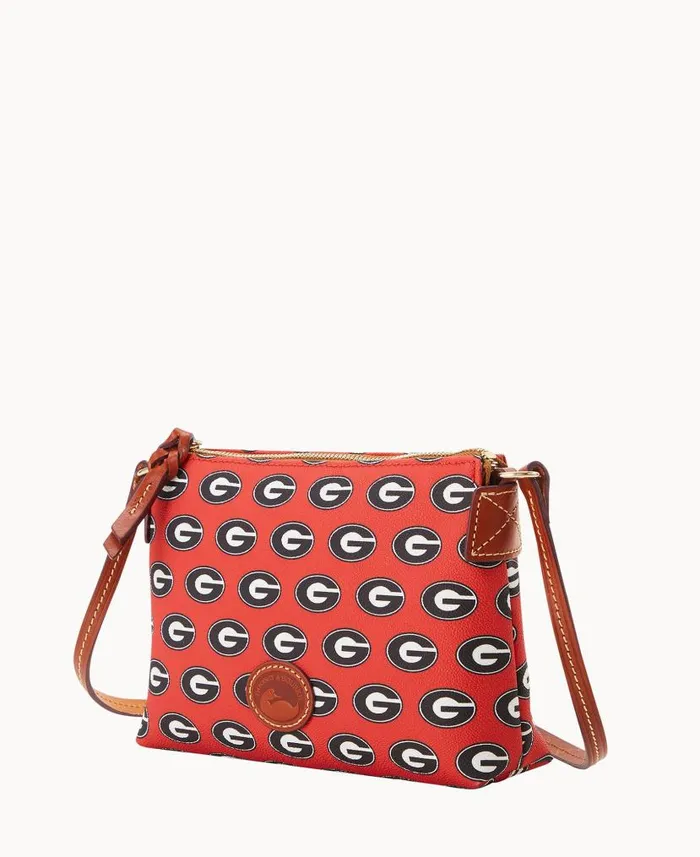 Dooney and Bourke Collegiate University Of Georgia Crossbody Pouchette University Of Georgi WomenMen Crossbodies Dooney and Bourke Collegiate University Of Georgia Crossbody Pouchette University Of Georgi WomenMen Crossbodies