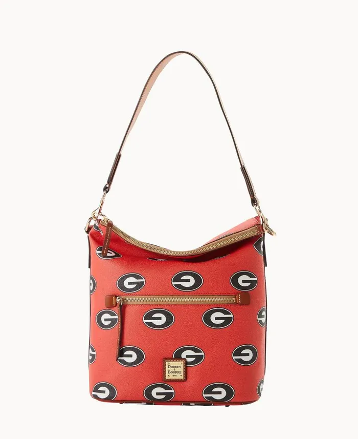 Dooney and Bourke Collegiate University Of Georgia Large Sac Georgia WomenMen Shoulder Bags Dooney and Bourke Collegiate University Of Georgia Large Sac Georgia WomenMen Shoulder Bags