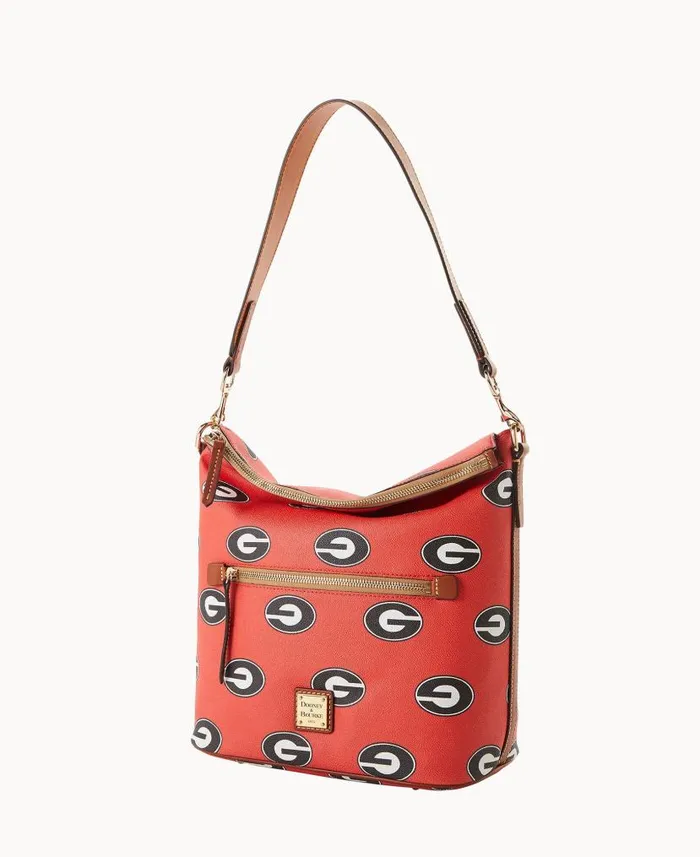 Dooney and Bourke Collegiate University Of Georgia Large Sac Georgia WomenMen Shoulder Bags Dooney and Bourke Collegiate University Of Georgia Large Sac Georgia WomenMen Shoulder Bags