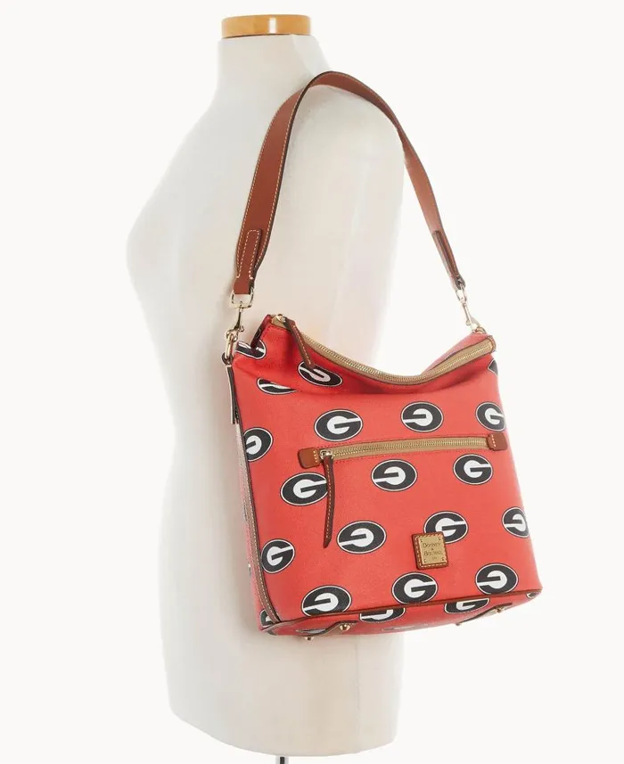 Dooney and Bourke Collegiate University Of Georgia Large Sac Georgia WomenMen Shoulder Bags Dooney and Bourke Collegiate University Of Georgia Large Sac Georgia WomenMen Shoulder Bags