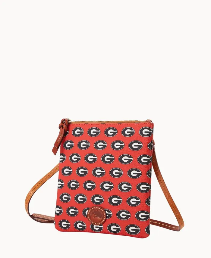 Dooney and Bourke Collegiate University Of Georgia North South Top Zip Crossbody University Of Georgi WomenMen Crossbodies Dooney and Bourke Collegiate University Of Georgia North South Top Zip Crossbody University Of Georgi WomenMen Crossbodies