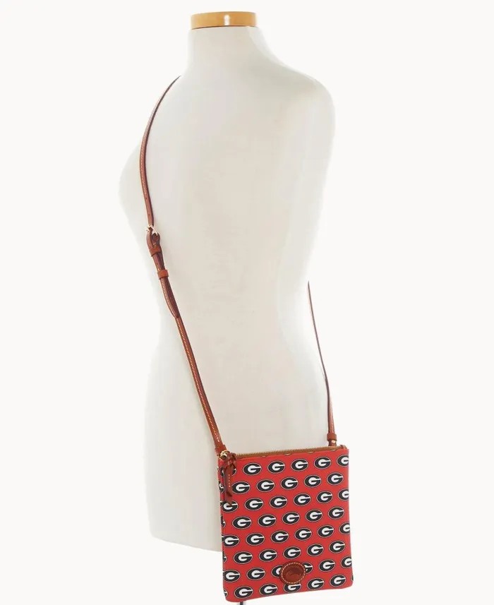 Dooney and Bourke Collegiate University Of Georgia North South Top Zip Crossbody University Of Georgi WomenMen Crossbodies Dooney and Bourke Collegiate University Of Georgia North South Top Zip Crossbody University Of Georgi WomenMen Crossbodies