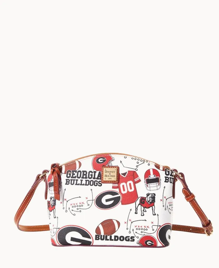 Dooney and Bourke Collegiate University Of Georgia Suki Crossbody Georgia WomenMen Crossbodies Dooney and Bourke Collegiate University Of Georgia Suki Crossbody Georgia WomenMen Crossbodies
