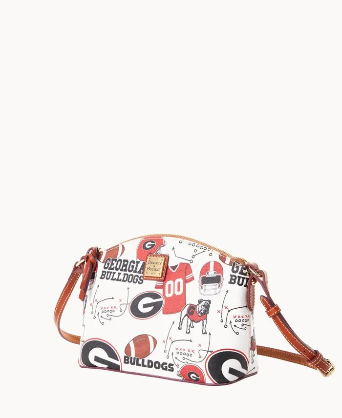 Dooney and Bourke Collegiate University Of Georgia Suki Crossbody Georgia WomenMen Crossbodies Dooney and Bourke Collegiate University Of Georgia Suki Crossbody Georgia WomenMen Crossbodies