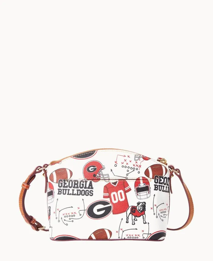 Dooney and Bourke Collegiate University Of Georgia Suki Crossbody Georgia WomenMen Crossbodies Dooney and Bourke Collegiate University Of Georgia Suki Crossbody Georgia WomenMen Crossbodies