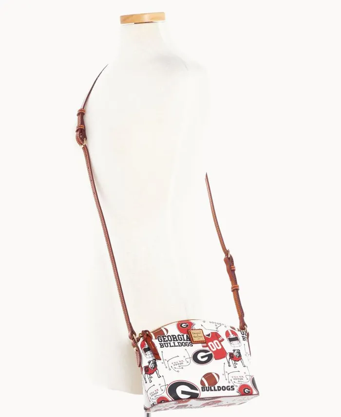 Dooney and Bourke Collegiate University Of Georgia Suki Crossbody Georgia WomenMen Crossbodies Dooney and Bourke Collegiate University Of Georgia Suki Crossbody Georgia WomenMen Crossbodies