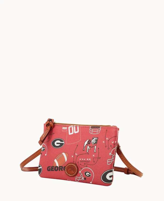 Dooney and Bourke Collegiate University Of Georgia Top Zip Crossbody University Of Georgia WomenMen Crossbodies Dooney and Bourke Collegiate University Of Georgia Top Zip Crossbody University Of Georgia WomenMen Crossbodies
