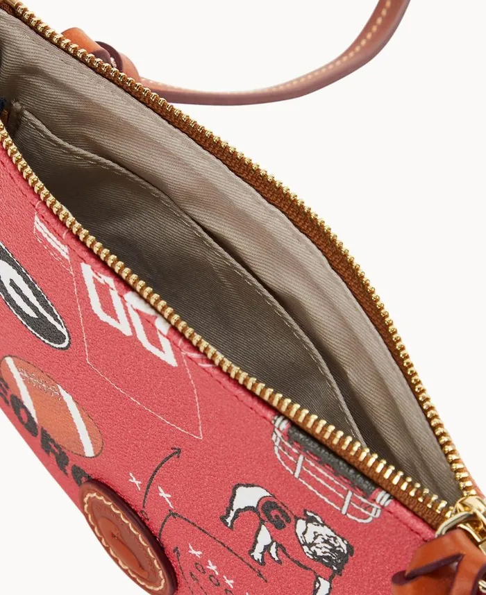 Dooney and Bourke Collegiate University Of Georgia Top Zip Crossbody University Of Georgia WomenMen Crossbodies Dooney and Bourke Collegiate University Of Georgia Top Zip Crossbody University Of Georgia WomenMen Crossbodies