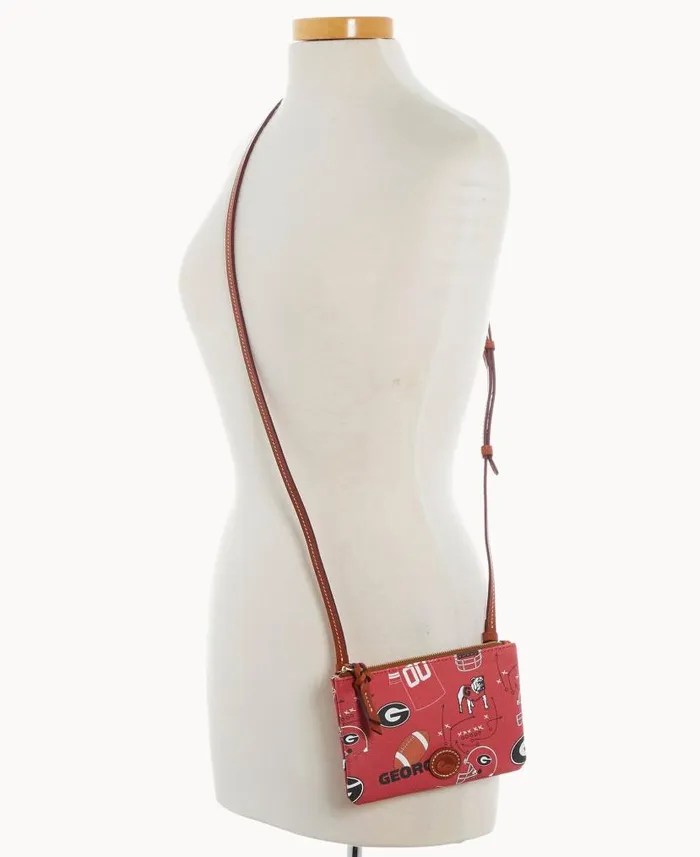Dooney and Bourke Collegiate University Of Georgia Top Zip Crossbody University Of Georgia WomenMen Crossbodies Dooney and Bourke Collegiate University Of Georgia Top Zip Crossbody University Of Georgia WomenMen Crossbodies