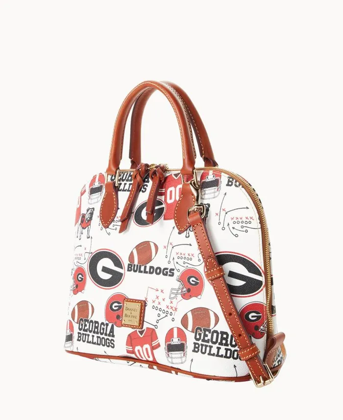 Dooney and Bourke Collegiate University Of Georgia Zip Zip Satchel U Of Georgia WomenMen Satchels Dooney and Bourke Collegiate University Of Georgia Zip Zip Satchel U Of Georgia WomenMen Satchels