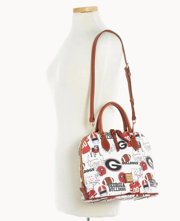 Dooney and Bourke Collegiate University Of Georgia Zip Zip Satchel U Of Georgia WomenMen Satchels Dooney and Bourke Collegiate University Of Georgia Zip Zip Satchel U Of Georgia WomenMen Satchels