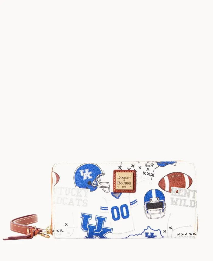 Dooney and Bourke Collegiate University Of Kentucky Large Zip Around Wristlet U Of Kentucky WomenMen Wallets Dooney and Bourke Collegiate University Of Kentucky Large Zip Around Wristlet U Of Kentucky WomenMen Wallets