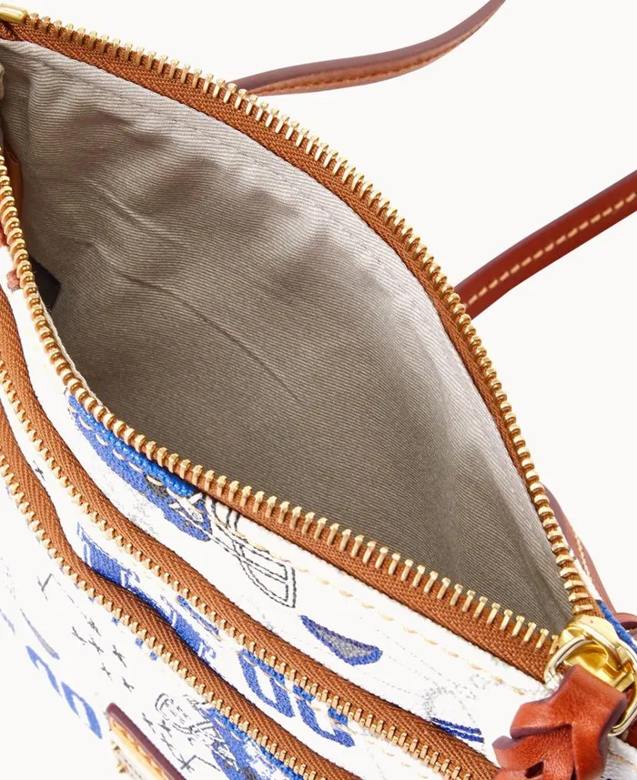 Dooney and Bourke Collegiate University Of Kentucky N S Triple Zip Crossbody U Of Kentucky WomenMen Crossbodies Dooney and Bourke Collegiate University Of Kentucky N S Triple Zip Crossbody U Of Kentucky WomenMen Crossbodies